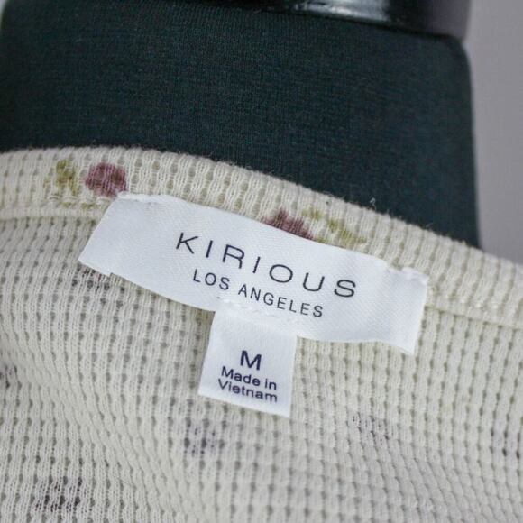 Kirious Los Angeles Mini Dress Floral Babydoll Bodycon Summer Y2K M - Picture 3 of 3